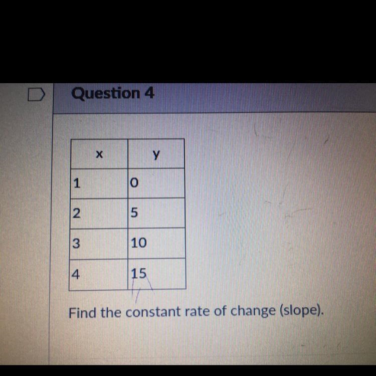 Find the constant rate of change (slope).-example-1