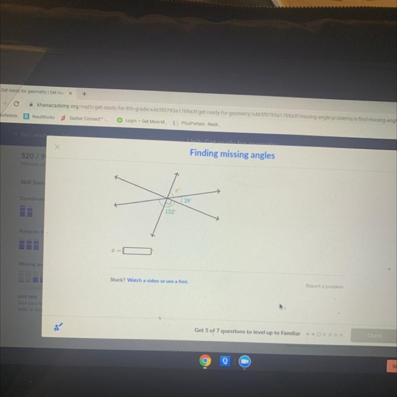 Help please! The numbers are 152° and 28°-example-1