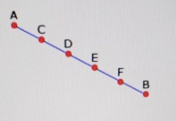 Segment AB, shown below, is divided into 5 equal parts. Point A is located at (-6,7), and-example-1