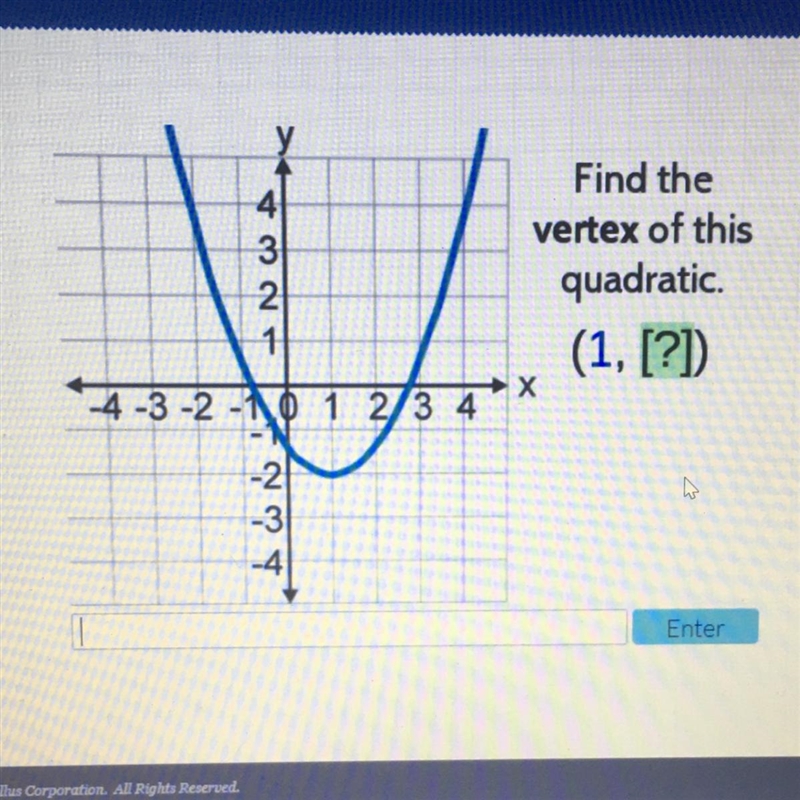 Please find the vertex to this quadratic-example-1