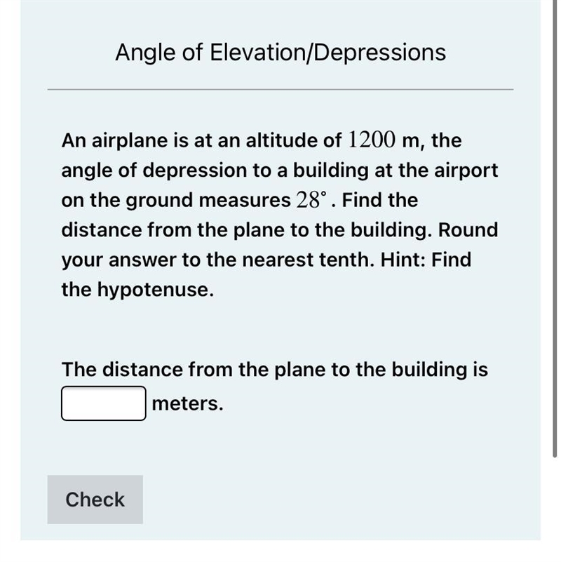 What is the distance from the plane-example-1