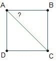 ABCD is a square. What is the measure of angle BAC?​-example-1