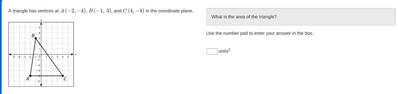 HELP! (20 points) What is the area of a triangle?-example-1