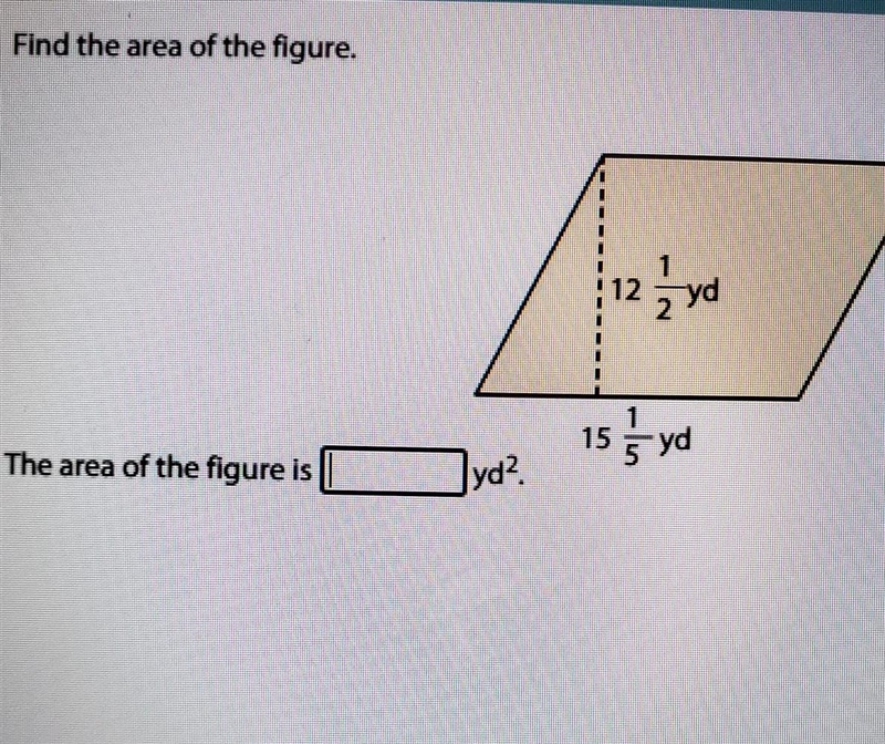 Find the area of the figure​-example-1