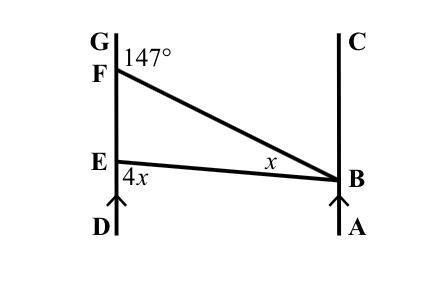 Find the value of x in each case:-example-1