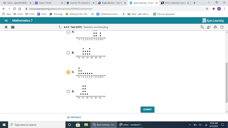 Which data set has a variation, or mean absolute deviation, similar to the data set-example-2