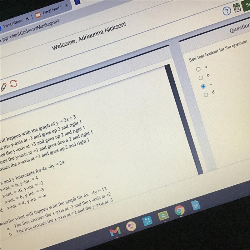 Is this correct for number 5 if not please help-example-1