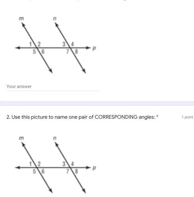 Use this picture to name one pair of VERTICAL angles-example-1