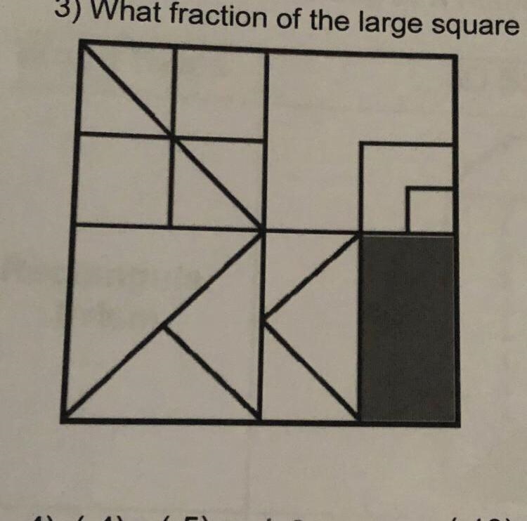 What fraction of the large square is shaded? Show your work-example-1