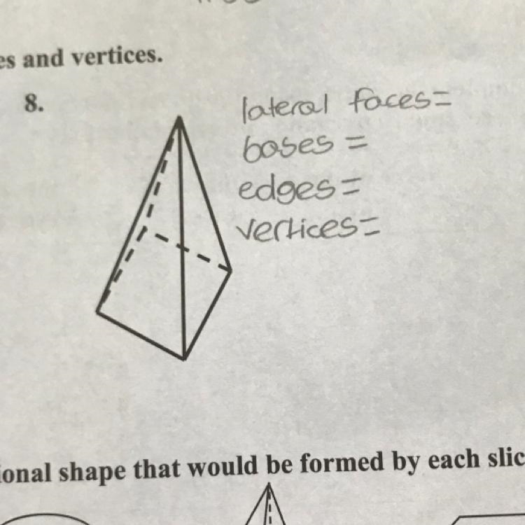 What is the number lateral faces, bases, edges and vertices? Pls I need this ASAP-example-1