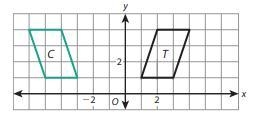 Mica translated Polygon C two units to the right and then reflected the image across-example-1