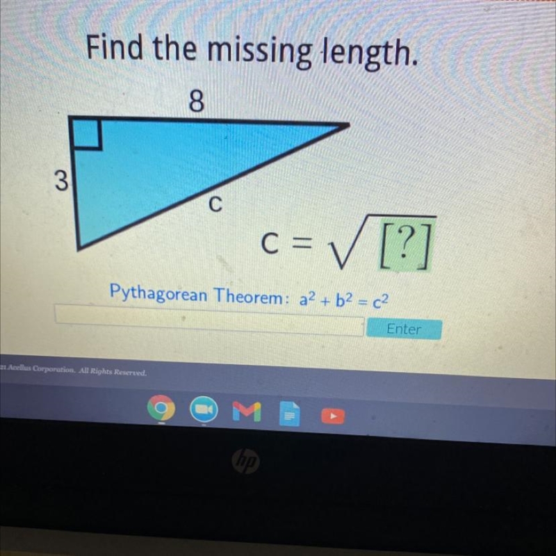 Find the missing length.-example-1