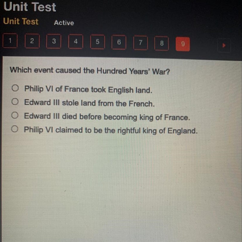 Which event caused the hundred ￼years war￼-example-1