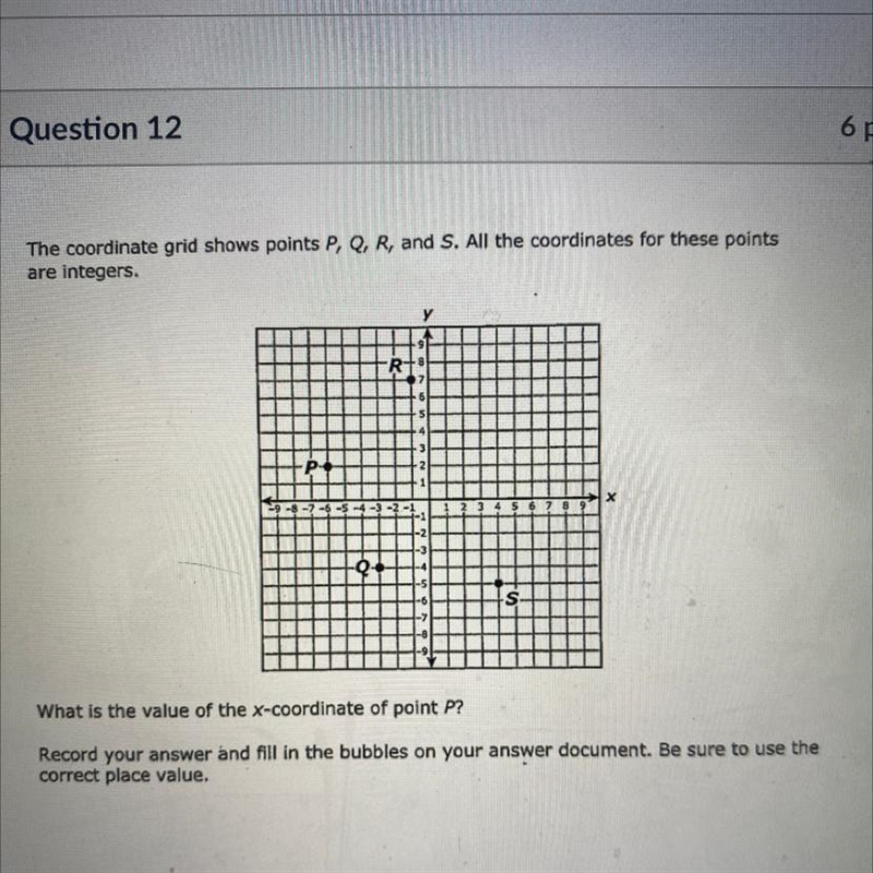 (PLEASE HELP) what is the value of the x-coordinate of point p?-example-1