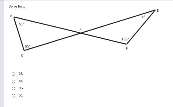 You need to solve for x.-example-1