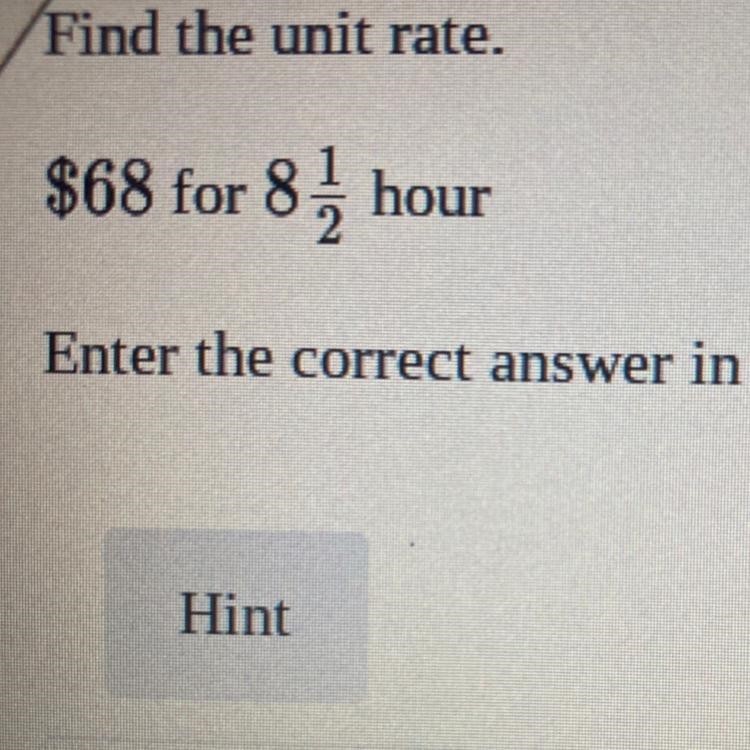 Find the unit rate for this-example-1