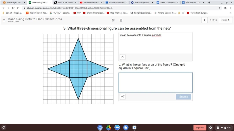 What is the area of the figure-example-1