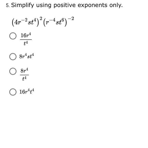 Simply the following expression-example-1