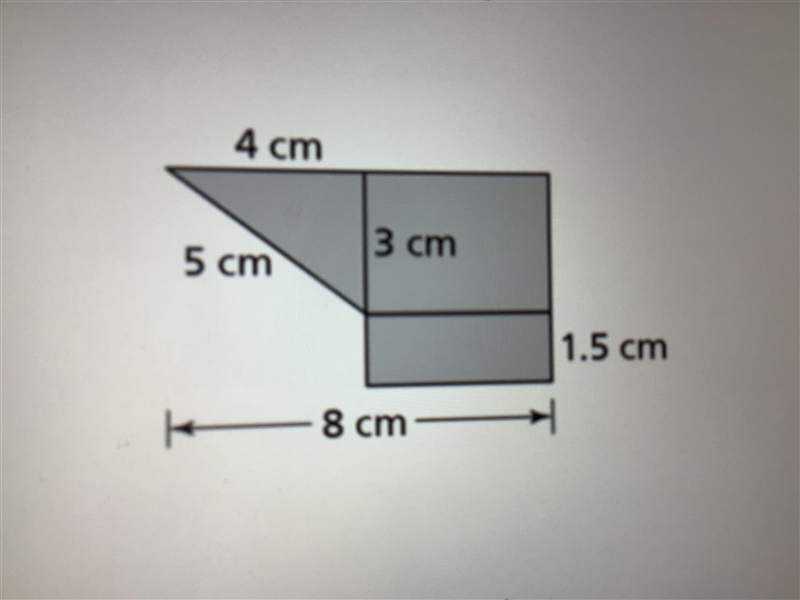 What is the area of the shape ?-example-1