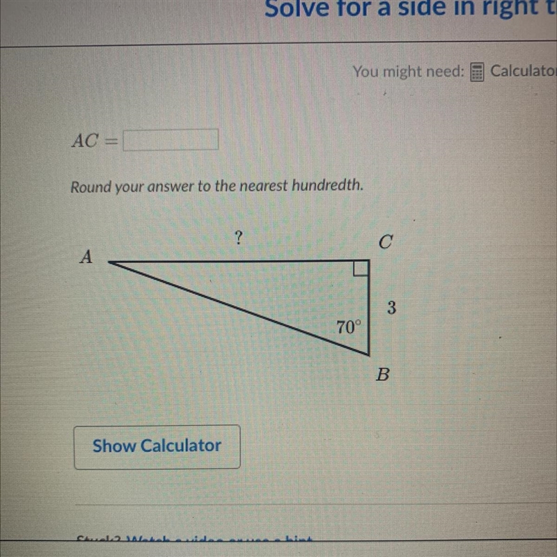 Hi! i need help with this math problem! it’s for right triangles please help me-example-1