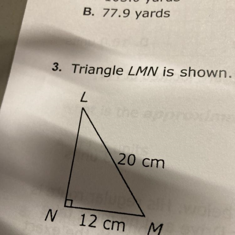 Triangle LMN is shown what is the area of the triangle-example-1