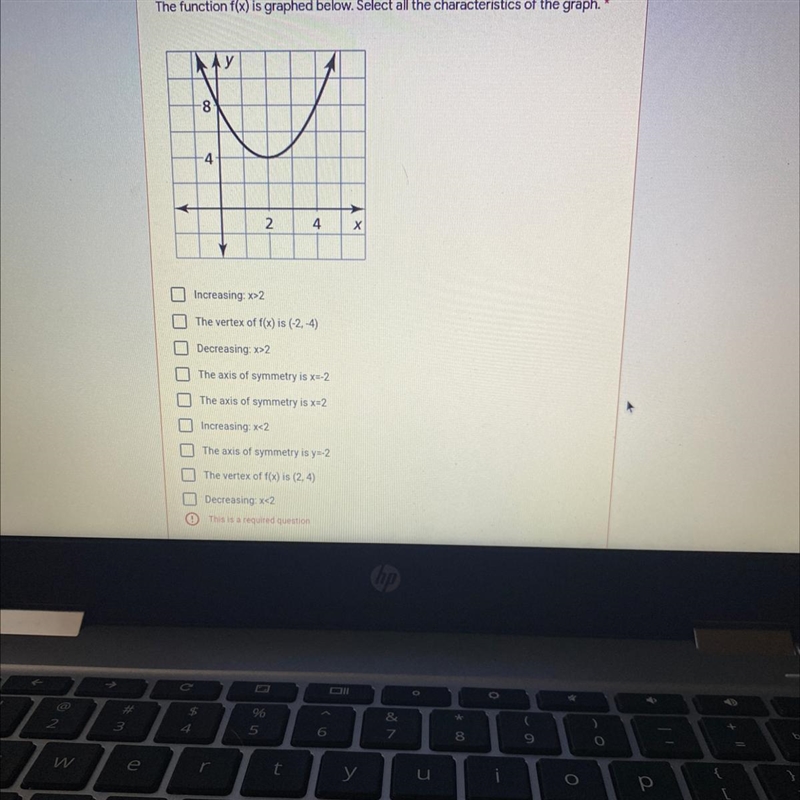 Select the Characteristics of the graph .. Asap-example-1