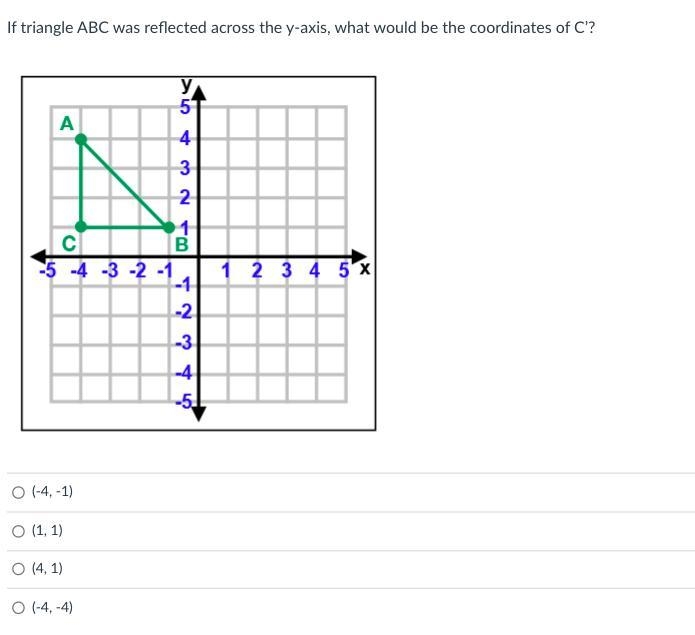 If triangle ABC was reflected across the y-axis, what would be the coordinates of-example-1