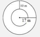 Find the area of the inner and the outer circles, shown in the figure below. Use 3.14 for-example-1