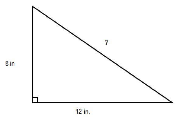 Find the length of the missing side.-example-1