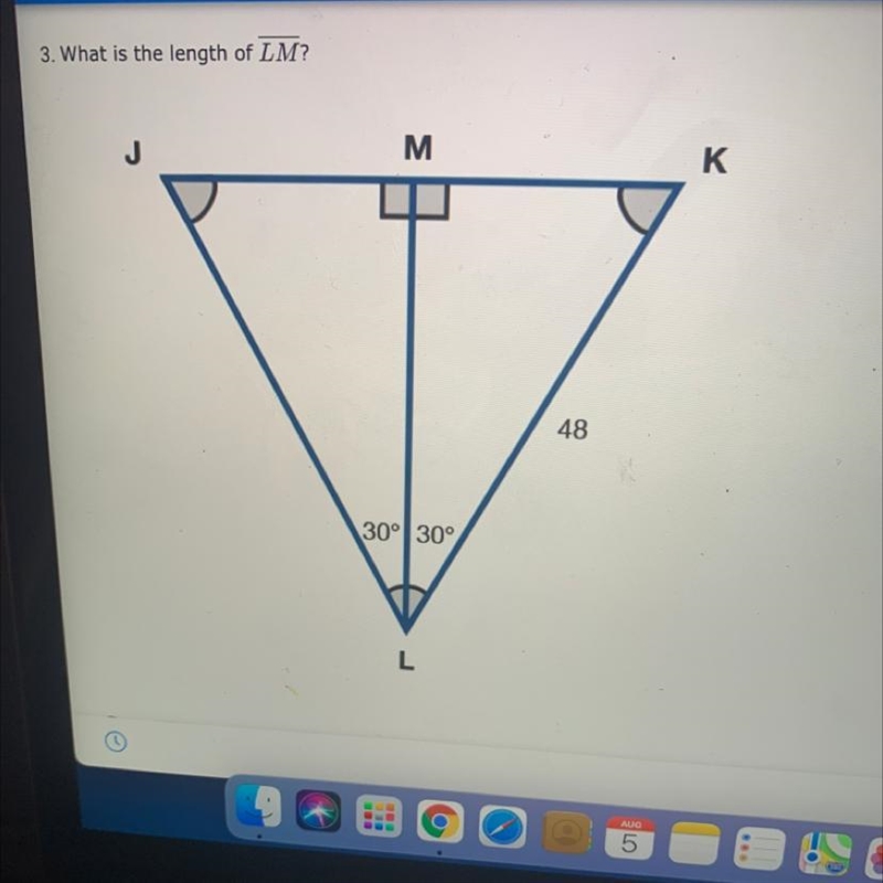 3. What is the length of LM?-example-1