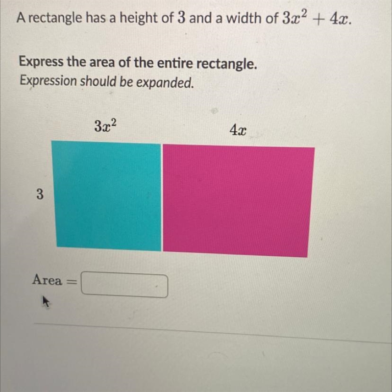 What is the area? Bit confused on this one.-example-1