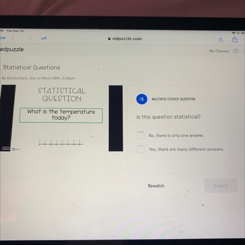 STATISTICAL QUESTION What is the temperature today?-example-1