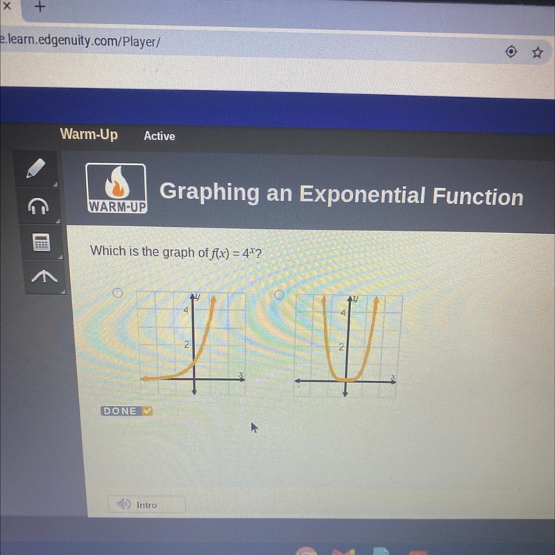 Which is the graph of f(x)=4^x-example-1