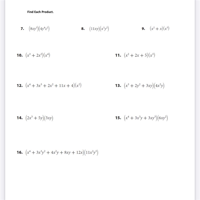 What’s the product of each question ?-example-1