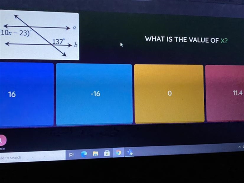 Whats the value of x-example-1