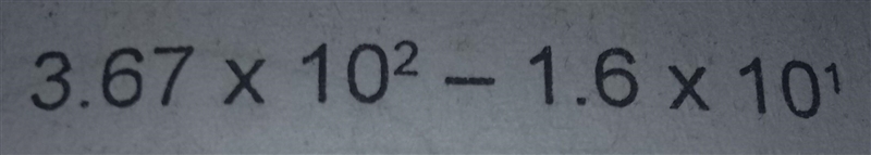 Please Can you subtract the given problem from scientific notation to notation. Step-example-1