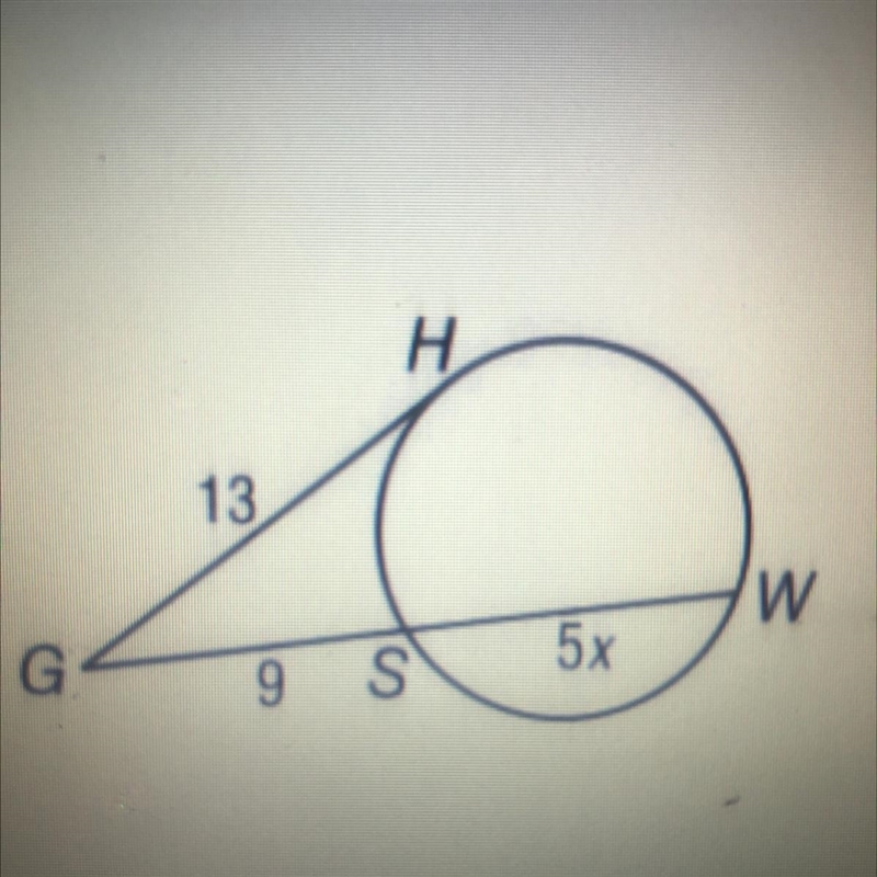 Find X segment of circles-example-1