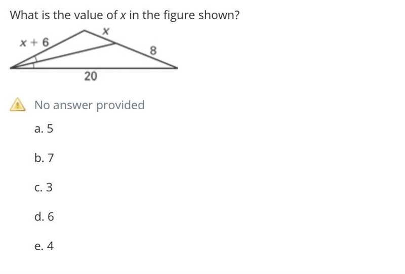 What is the value of x in the figure shown?-example-1