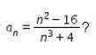 Which statement describes the sequence defined by ? A. The sequence diverges. B. The-example-1