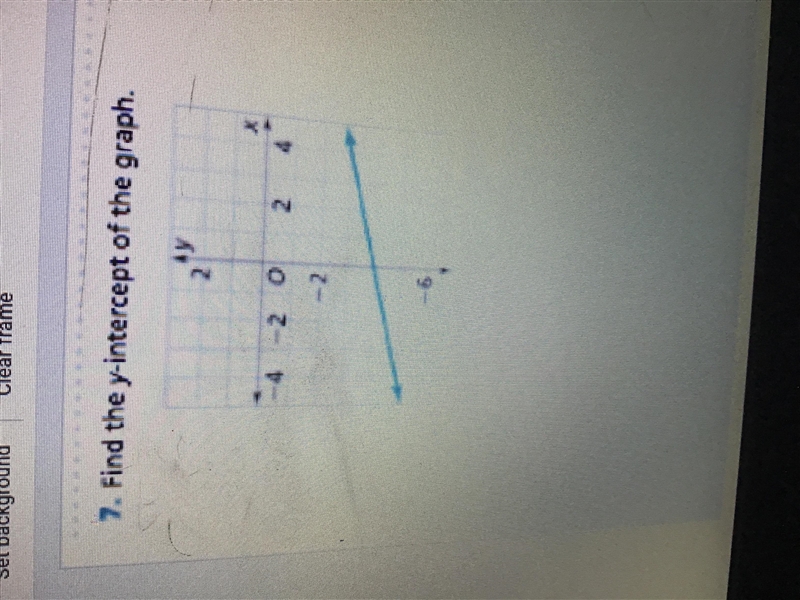 Find the y intercept of the graph-example-1