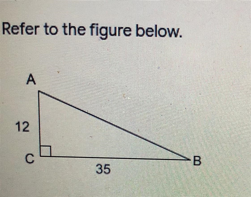 To find the measurement of any of the acute angles, which of the following trigonometric-example-1