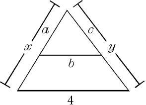 The two triangles in the picture are similar what. is the value of x (the second picture-example-1