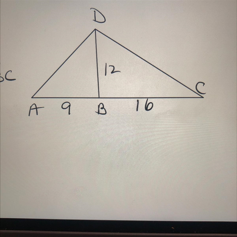 Triangle ABD~ triangle DBC the perimeter of triangle ABD=36, fond the perimeter of-example-1