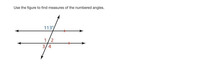 Please help this is due in ten minutes!!! Use the figure to find measures of the numbered-example-1