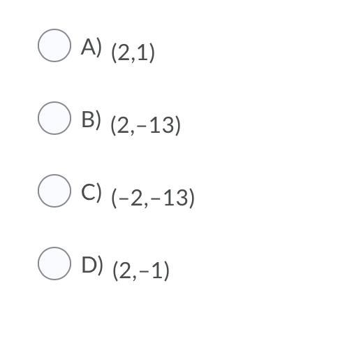 Which point gives the vertex of ƒ(x) = –x2 + 4x – 3?-example-1