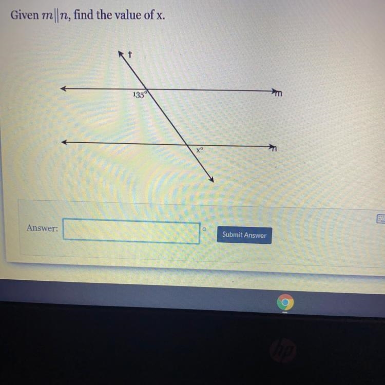 Given m|n, find the value of x.-example-1