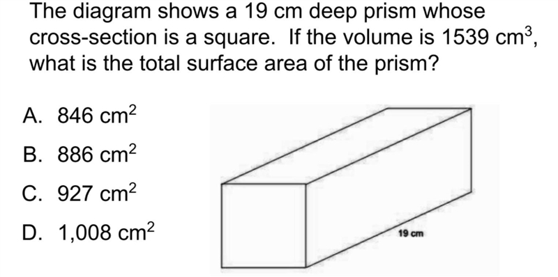 What is the total surface area of the prisim-example-1