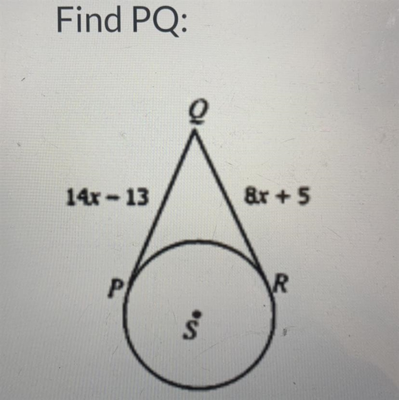 Geometry please help- Find PQ-example-1