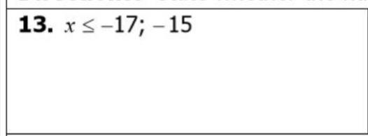 State whether the number is a solution to the given inequality.-example-1