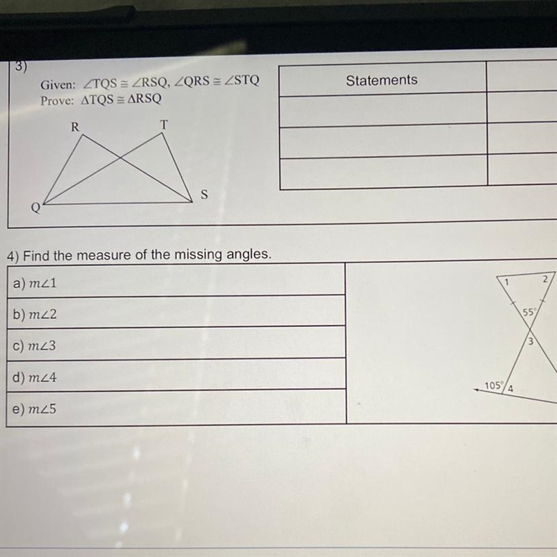 Find the measure of the missing angle (#4 btw)-example-1